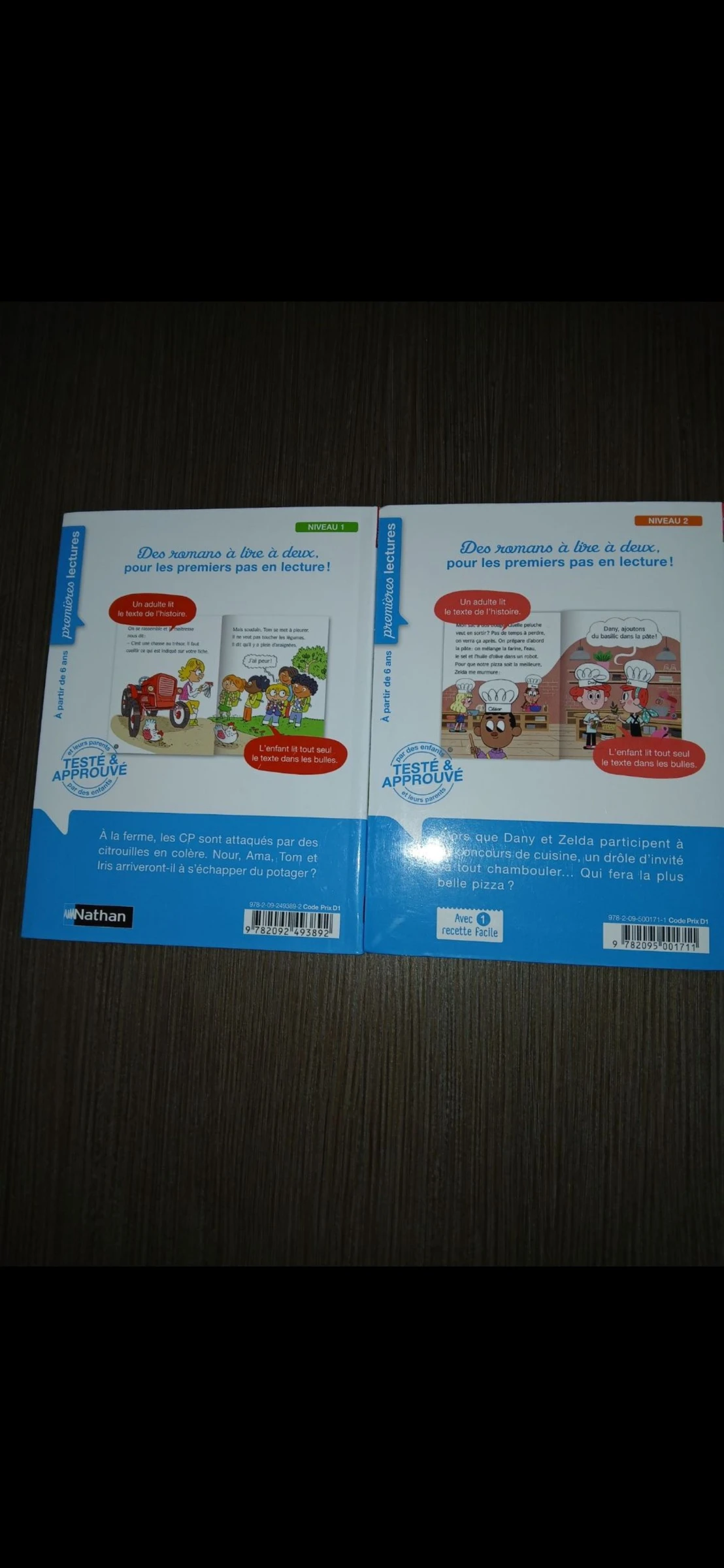 Lote 2 libros mis primeras lecturas Nathan de los 6 años – photo 2